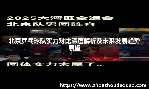 北京乒乓球队实力对比深度解析及未来发展趋势展望